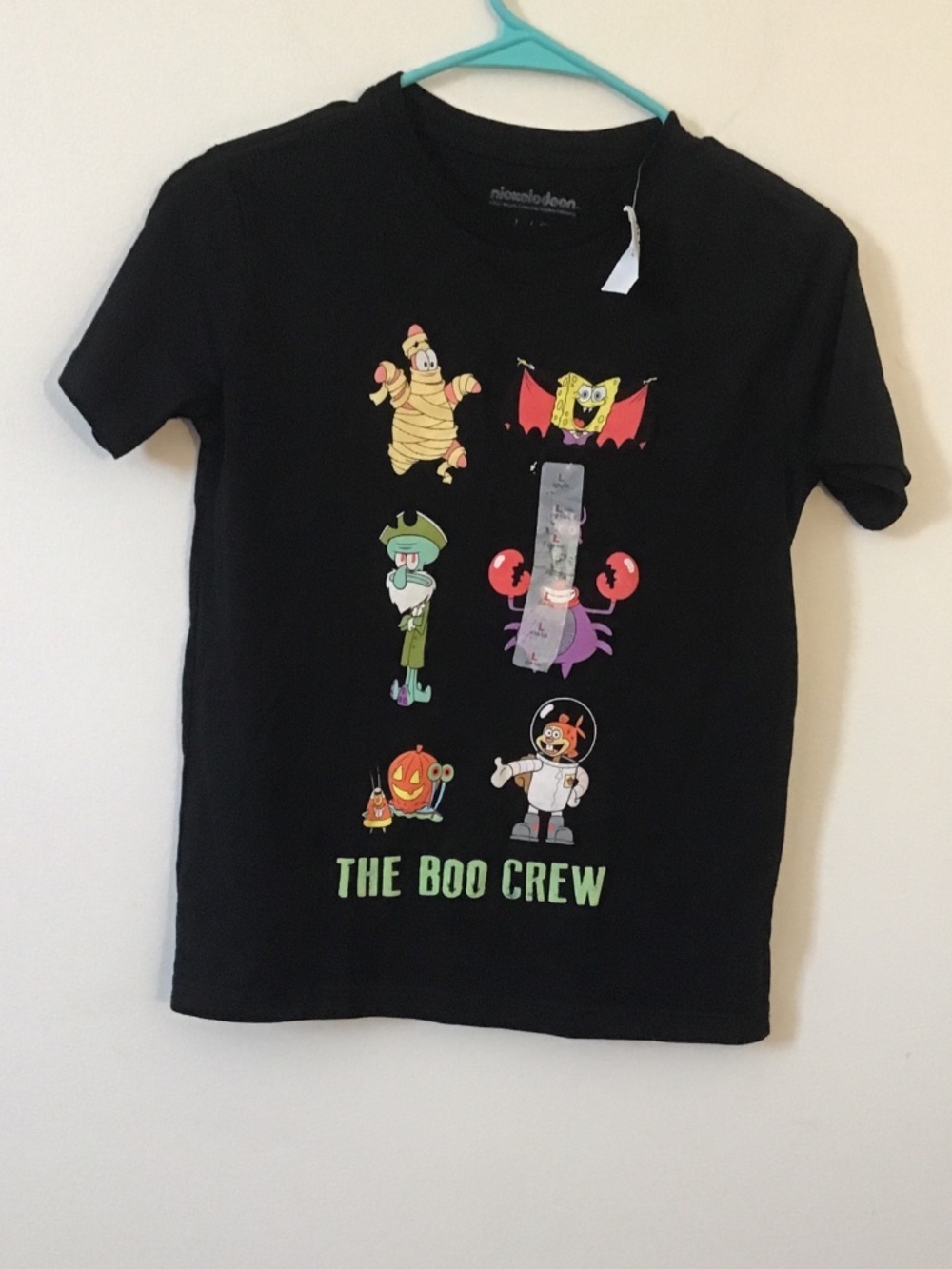 Nickelodeon SpongeBob Halloween Graphic T-Shirt Size L (10/12)